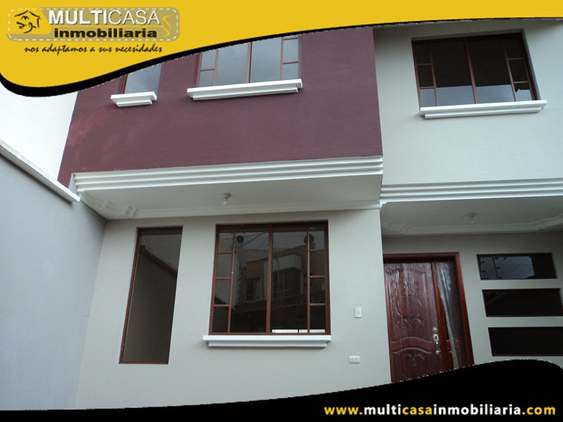 Casa en Venta a Crédito Sector Colegio Borja Cuenca - Ecuador