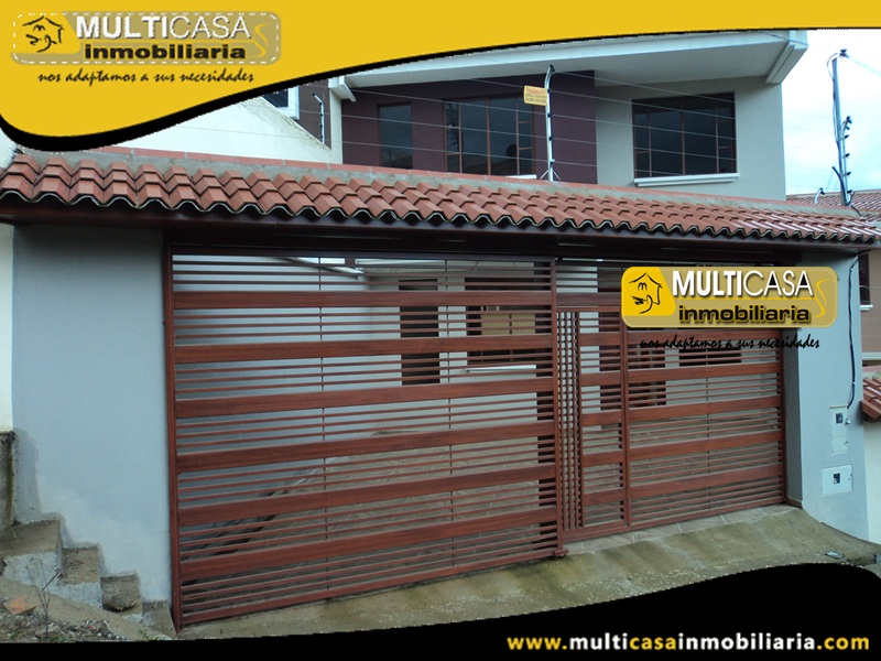 Casa en Venta a Crédito Sector Colegio Borja Cuenca - Ecuador
