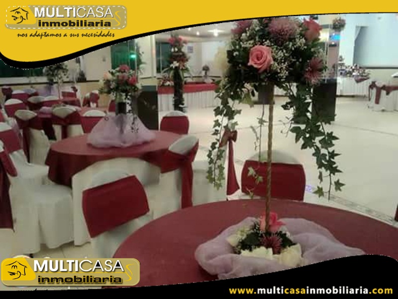 Salón de Eventos de Venta a Crédito Sector Ricaurte Cuenca-Ecuador