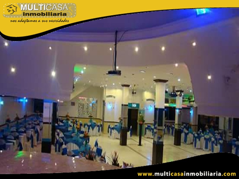 Salón de Eventos de Venta a Crédito Sector Ricaurte Cuenca-Ecuador