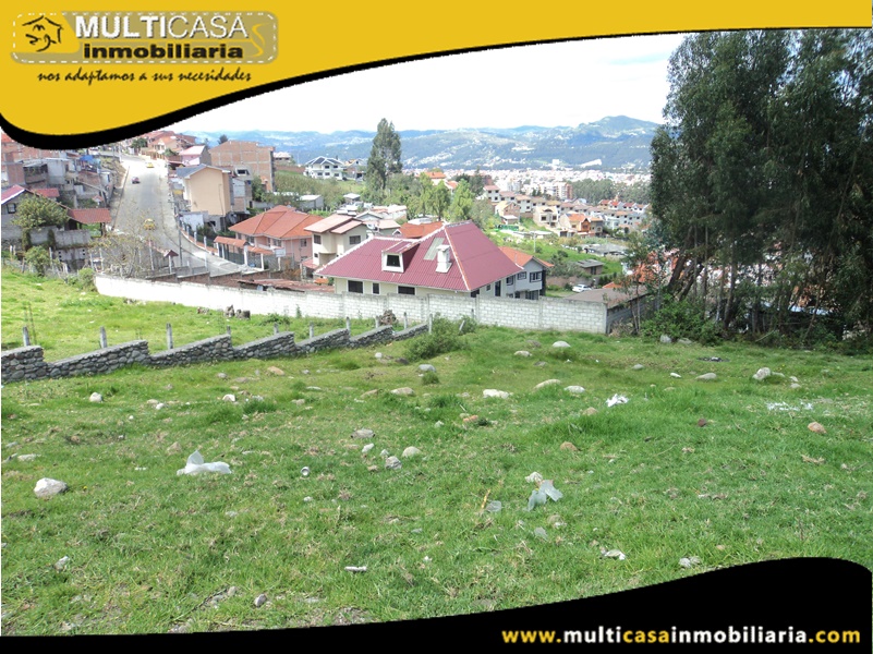 Terreno en Venta a Crédito con Licencia Urbanística Sector los Cerezos Cuenca - Ecuador