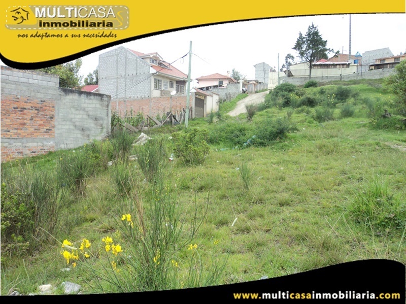 Terreno en Venta a Crédito Sector Miraflores Cuenca-Ecuador
