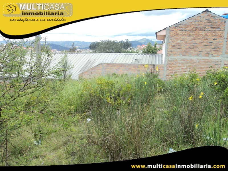 Terreno en Venta a Crédito Sector Miraflores Cuenca-Ecuador