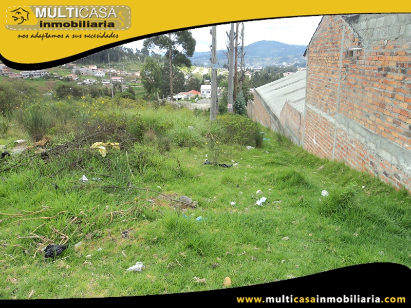 Terreno en Venta a Crédito Sector Miraflores Cuenca-Ecuador
