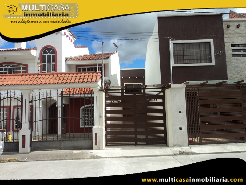 Casa en Venta a Crédito Sector Juan Pablo II Cuenca- Ecuador