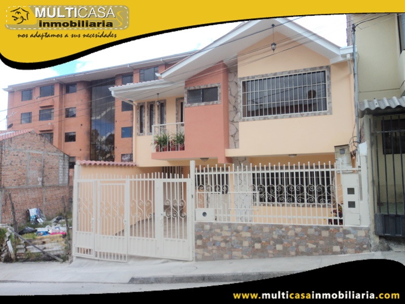 Casa en Venta a Crédito Sector Eucaliptos Cuenca-Ecuador