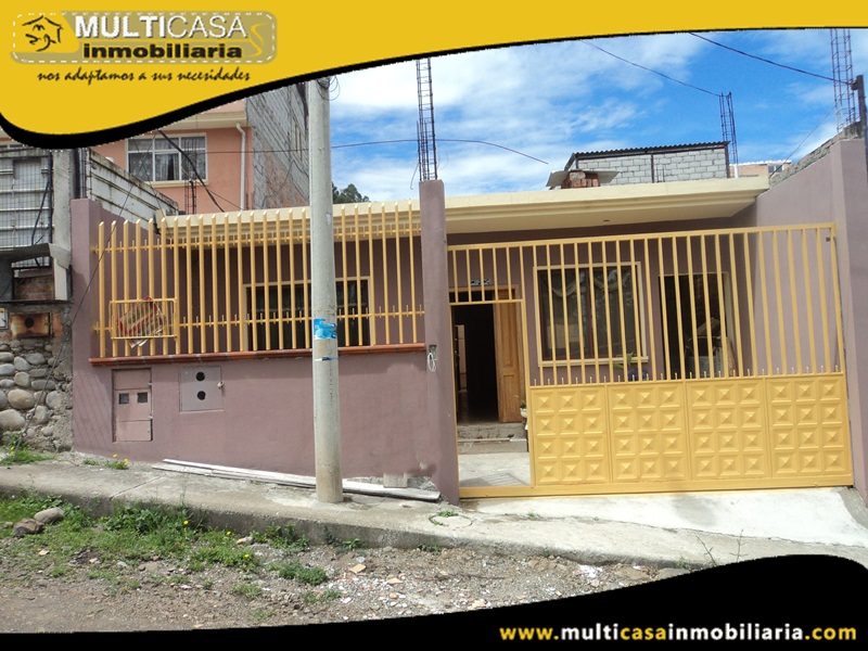 Casa en Venta a Crédito Sector Las Orquídeas Cuenca - Ecuador