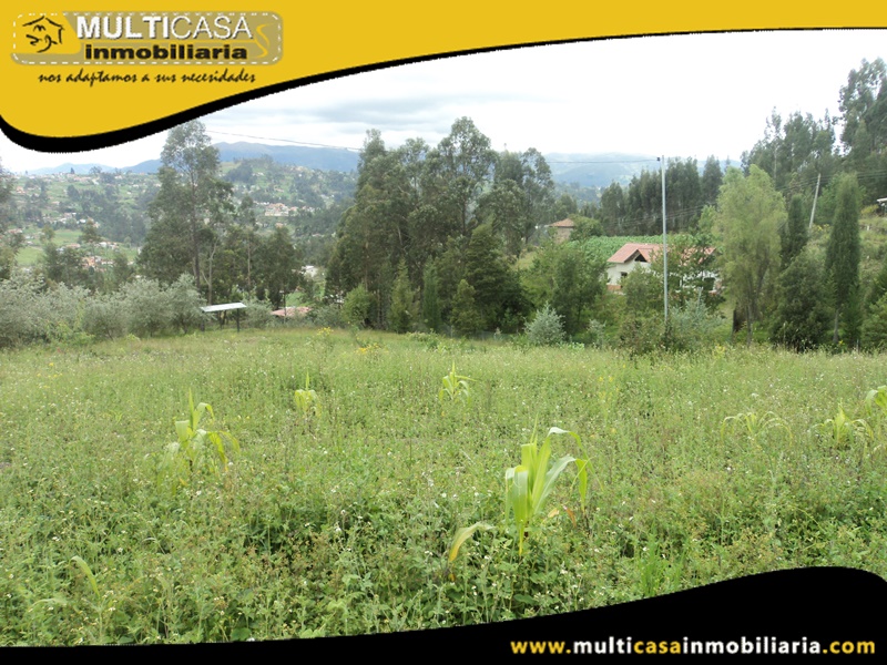 Terreno en Venta a Crédito Sector Llacao Cuenca-Ecuador