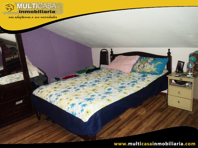 Casa de Tres Departamentos en Venta a Crédito Sector Totoracocha Cuenca-Ecuador