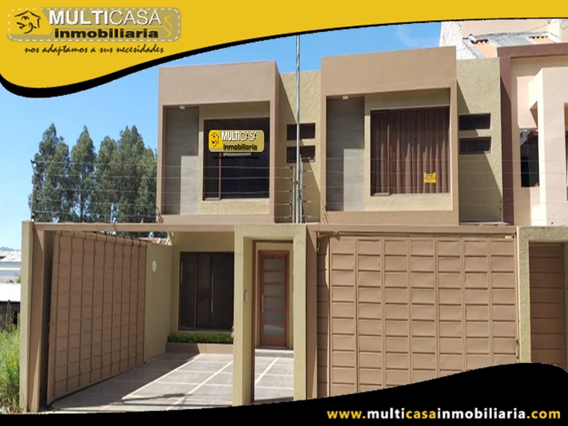 Casa en Venta a Crédito Sector Cdla de los Médicos Cuenca-Ecuador
