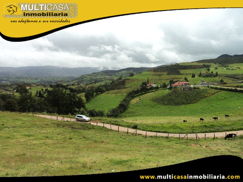 Terreno de 5382.5 m2 en Venta a Crédito Sector San José de Raranga - Ecuador