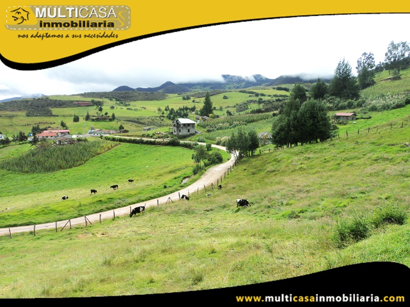 Terreno de 5382.5 m2 en Venta a Crédito Sector San José de Raranga - Ecuador