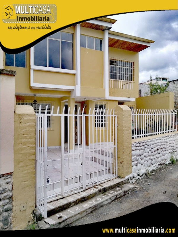 Casa en Venta a Crédito Sector Totoracocha Cuenca - Ecuador