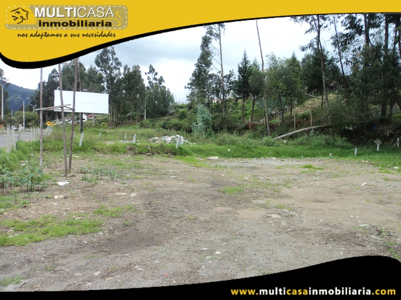 Terreno Comercial de 847 m2 en Venta a Crédito Sector Medio Ejido-Autopista Cuenca-Ecuador