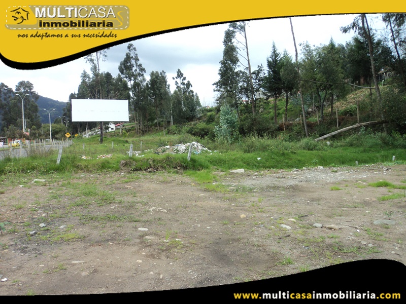 Terreno Comercial de 847 m2 en Venta a Crédito Sector Medio Ejido-Autopista Cuenca-Ecuador