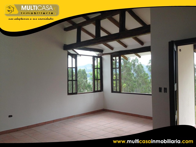 Casa con 19.500 m2 de Terreno en Venta a Crédito Sector Sidcay Cuenca-Ecuador