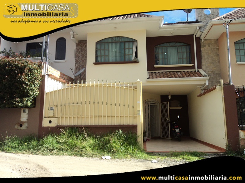 Casa en Venta en Crédito Sector Guzho Cuenca-Ecuador