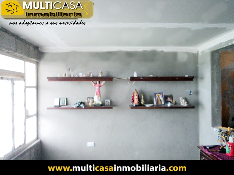 Casa por terminar en Venta a Crédito Sector Sinincay Cuenca-Ecuador