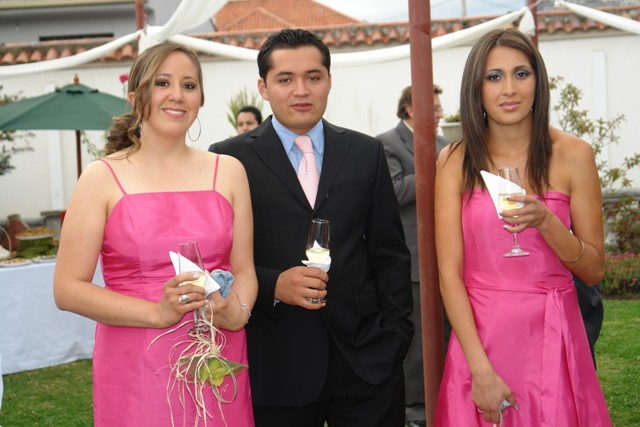 Gloria Espinoza, William Cardenas, Belén Ambrosi