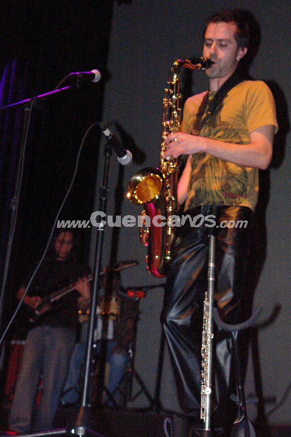 La Doble, en su presentación en el Auditorio del Banco Central