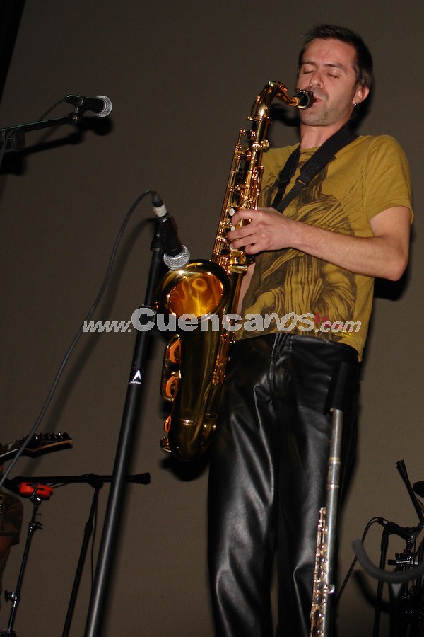 La Doble, en su presentación en el Auditorio del Banco Central