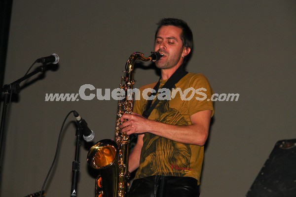 La Doble, en su presentación en el Auditorio del Banco Central