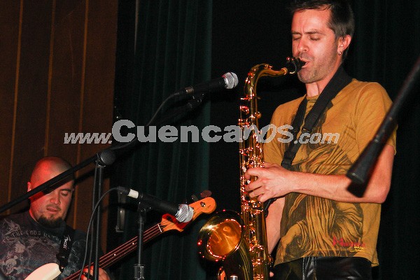 La Doble, en su presentación en el Auditorio del Banco Central