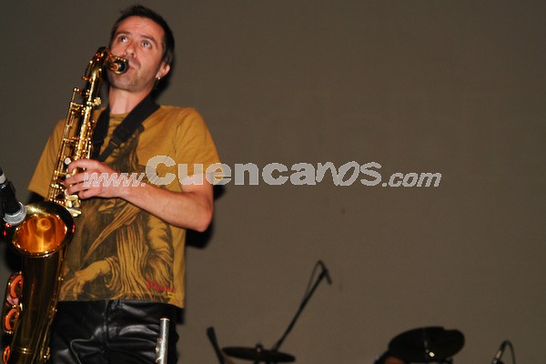 La Doble, en su presentación en el Auditorio del Banco Central