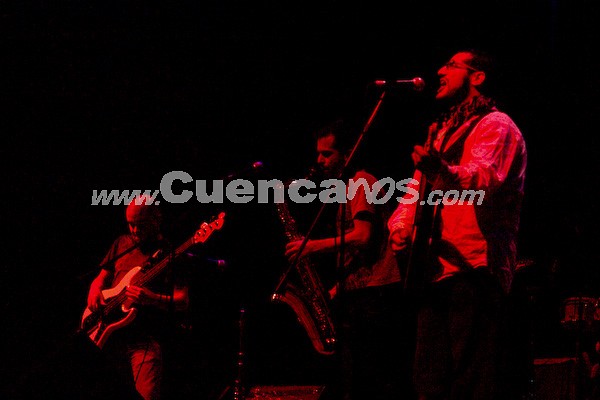 La Doble, en su presentación en el Auditorio del Banco Central