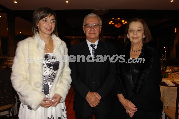 Cristina Moreno, Mauricio Moscoso y Sra.