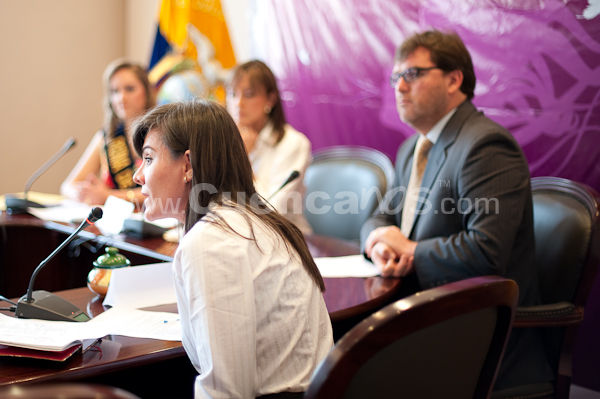 Rueda de Prensa de Inaguracion de Reina de Cuenca 2009