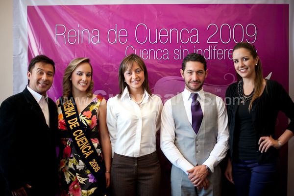 Rueda de Prensa de Inaguracion de Reina de Cuenca 2009