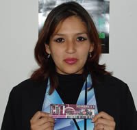 Ganadora de una entrada al concierto de Hombres G