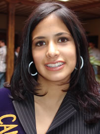 Jessica Rodríguez candidata a Reina de Cuenca 2004