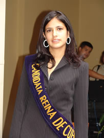 Jessica Rodríguez candidata a Reina de Cuenca 2004