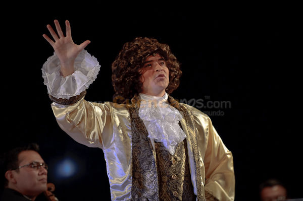 Mozart vino de Visita