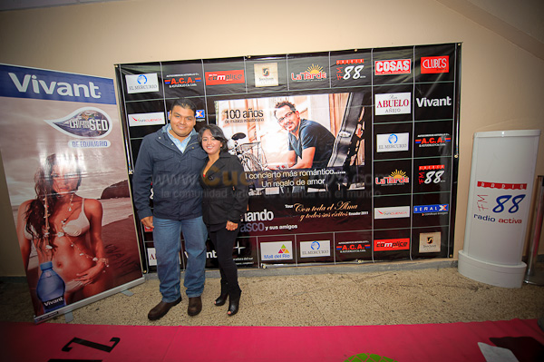 Alfombra Roja concierto Con toda el Alma