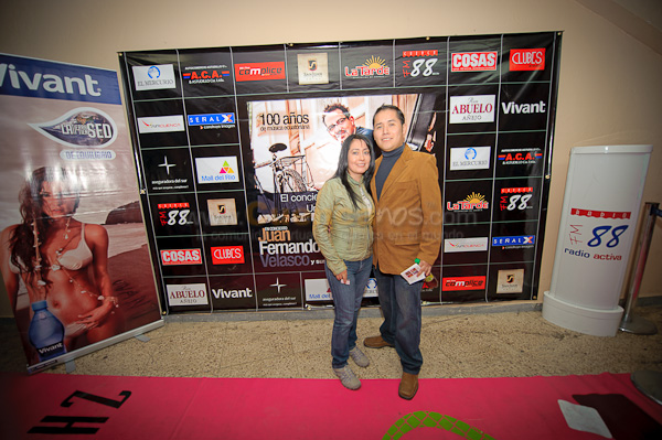 Alfombra Roja concierto Con toda el Alma