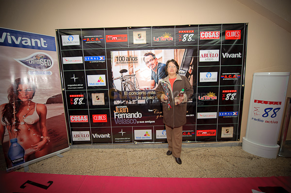 Alfombra Roja concierto Con toda el Alma