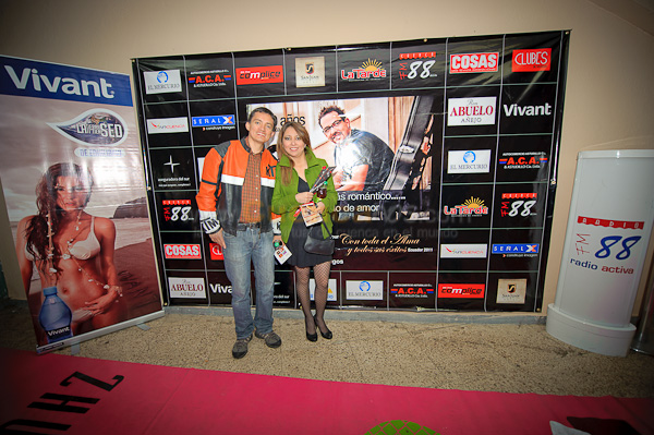 Alfombra Roja concierto Con toda el Alma
