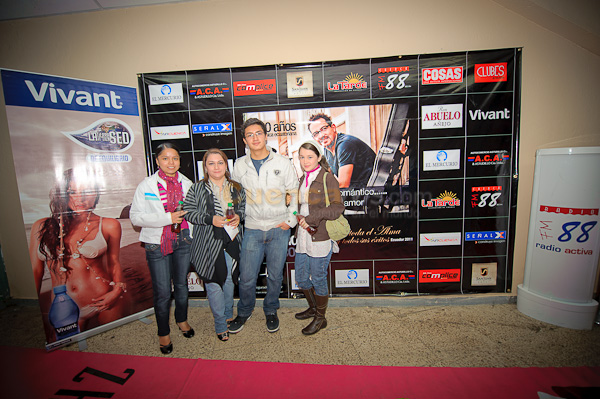 Alfombra Roja concierto Con toda el Alma