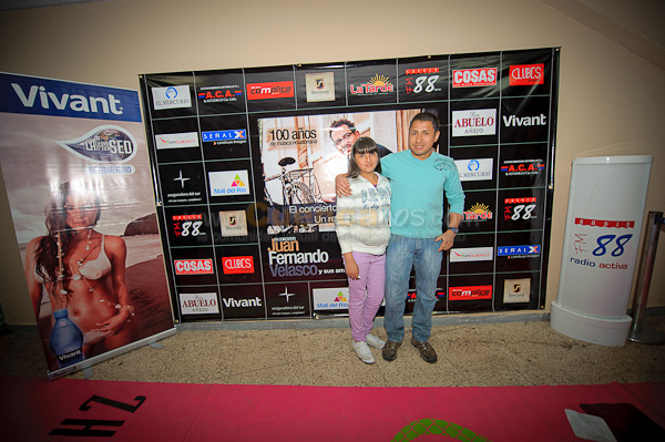 Alfombra Roja concierto Con toda el Alma