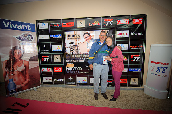 Alfombra Roja concierto Con toda el Alma