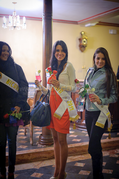 Visita de las Candidatas a Reina Mundial del Banano 2011