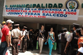 Candidatas a Miss Ecuador 2006