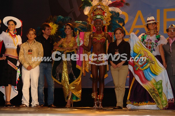 Miss Ecuador 2008, elección de traje típico